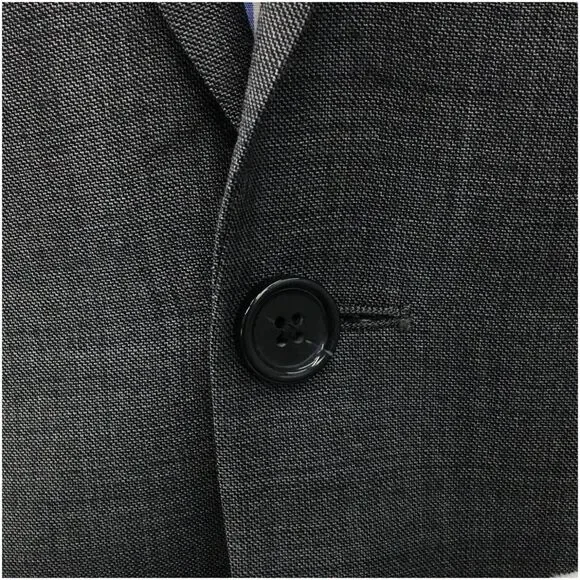 J CREW Mens Blazer Sport Coat Casual Jacket Size 38R‎ Gray Wool Suit THOMPSON